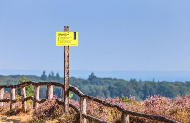 皮滕Een Gezellige Chalet Met Zonnige Buitenruimte Op De Veluwe!别墅 外观 照片
